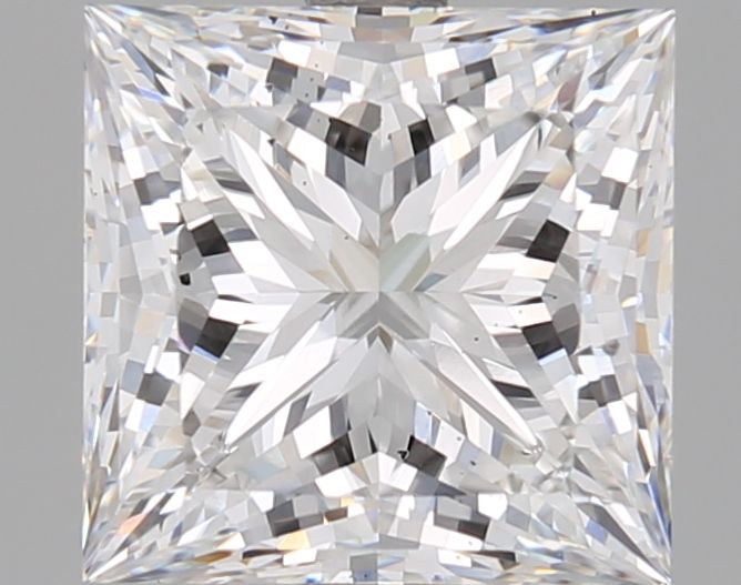 Diamant Princesse 2.58 ct - Couleur E - Pureté SI1