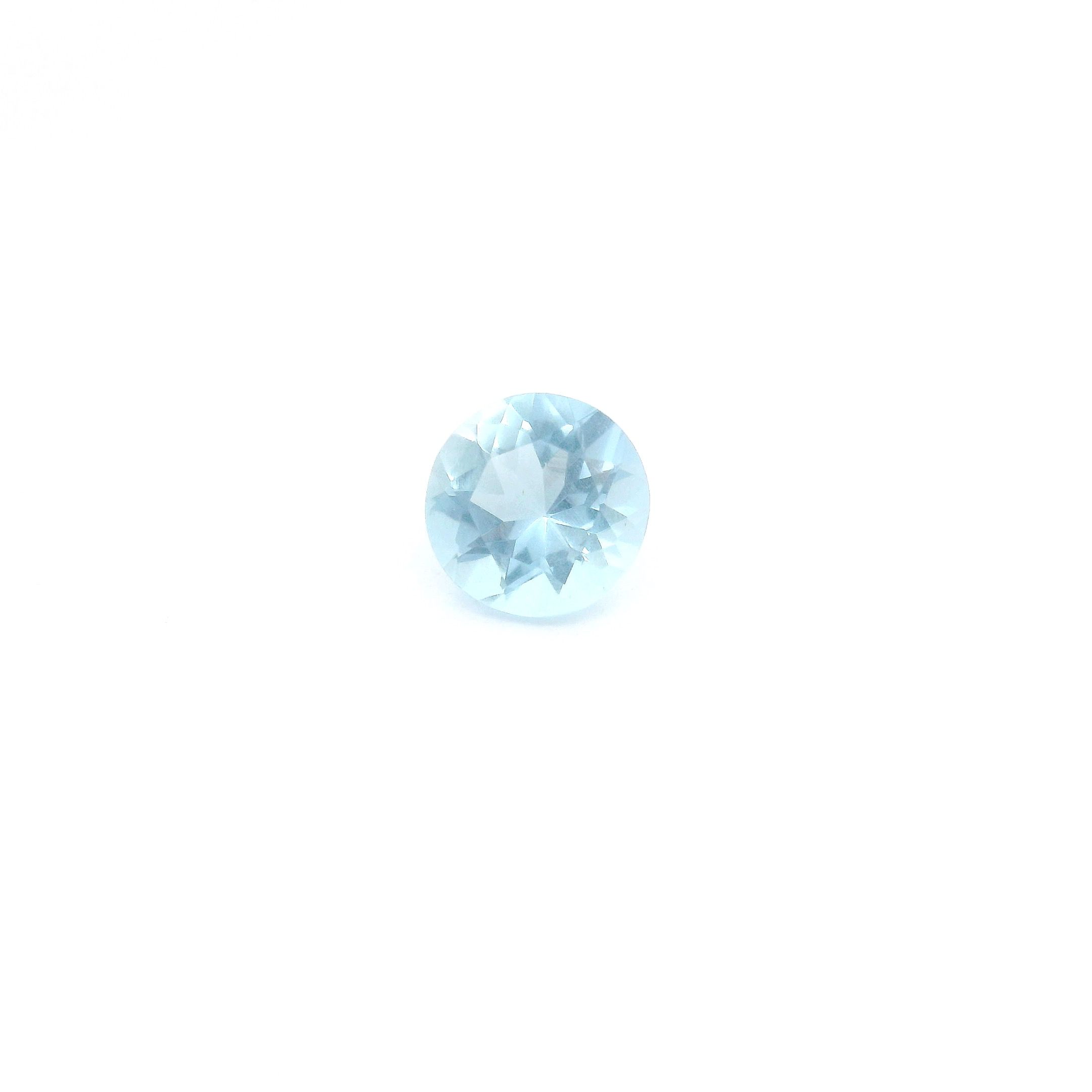 AQUAMARINE FACETED 0.46ct BLUE Light EC REST_OF_AFRICA HEATED