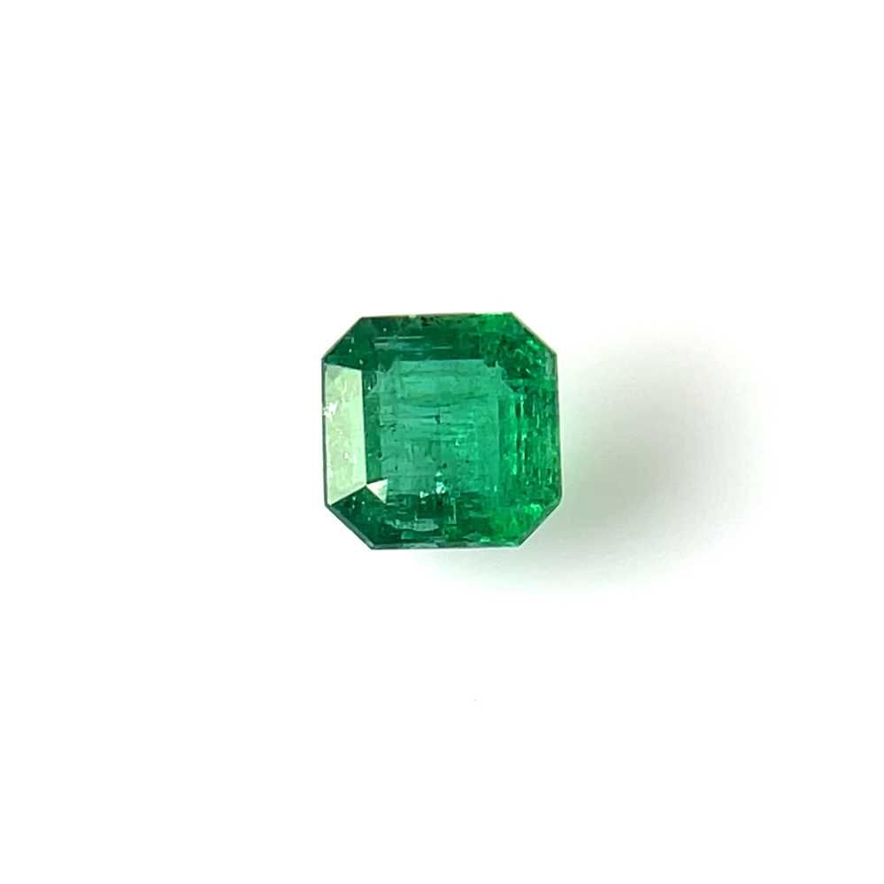 Szmaragd 1,78 ct, zielony, szlif asscher