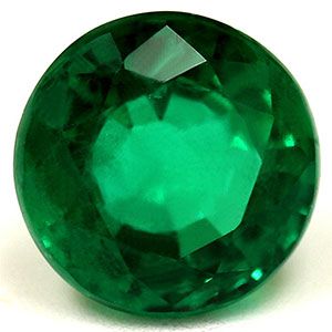 Szmaragd 2,36 ct, zielony, szlif okrągły