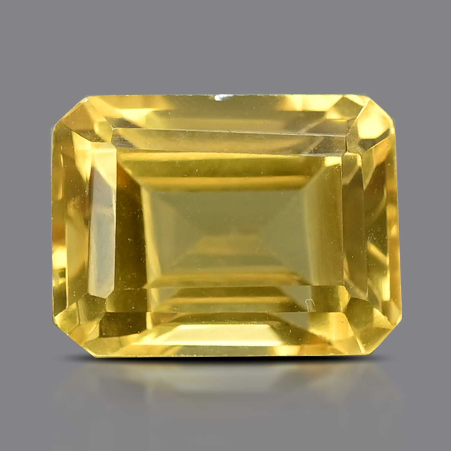 CITRINE FACETED 6.0ct YELLOW EC BRAZIL NONE