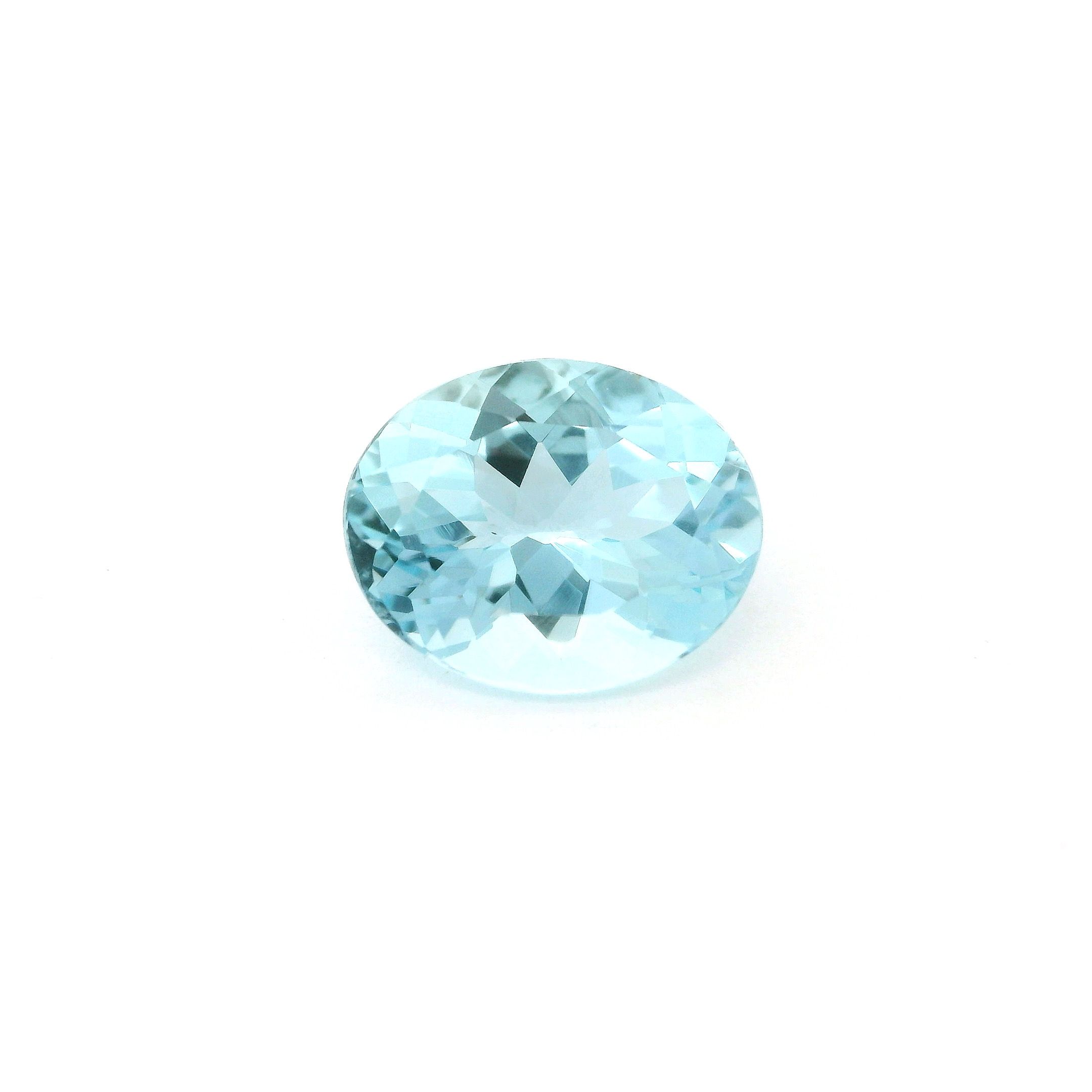 2.21 ct Oval aquamarine