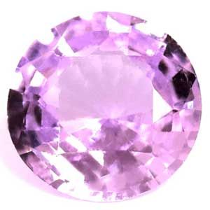 Szafir 1,47 ct, różowy, szlif okrągły