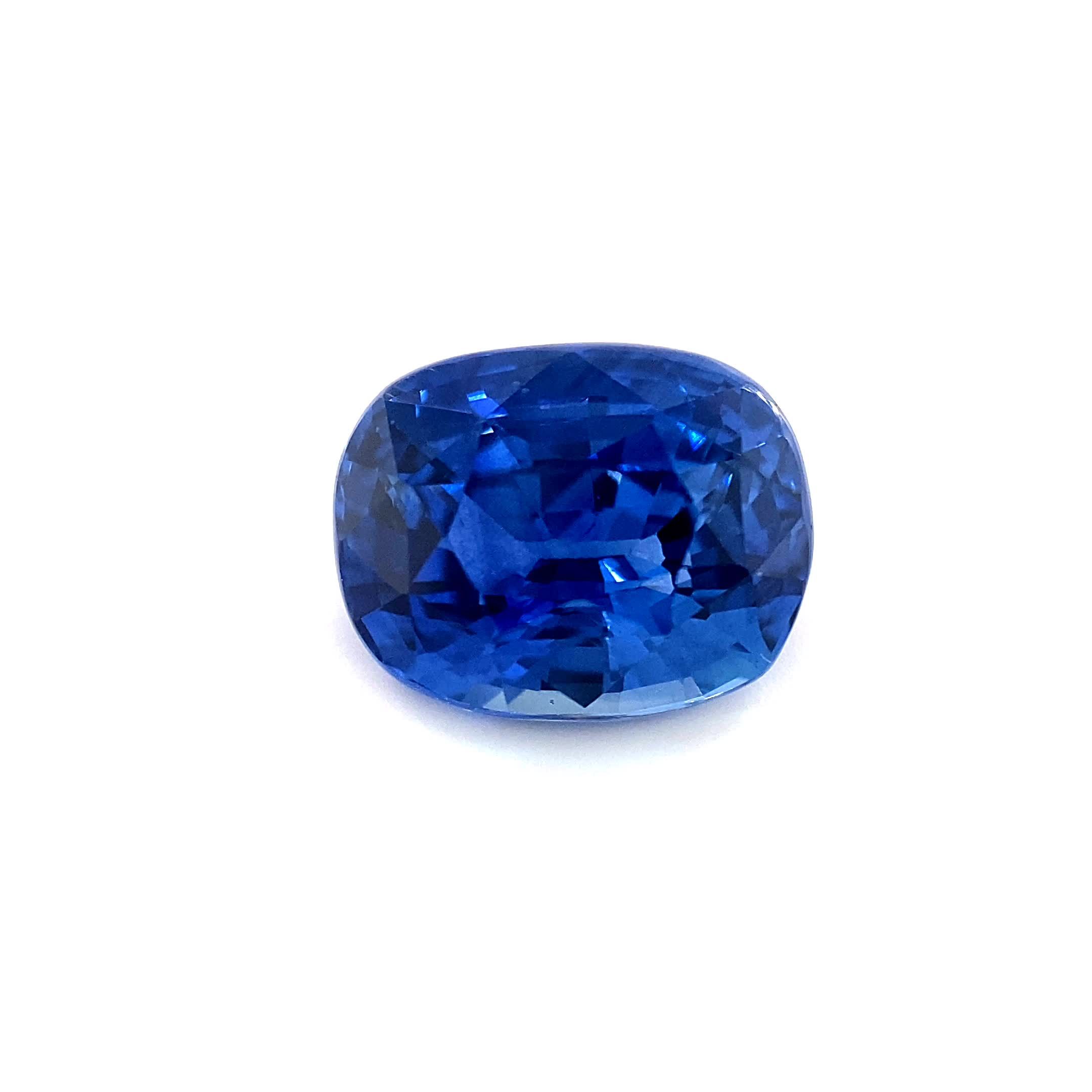 5.06 ct Cushion Sapphire