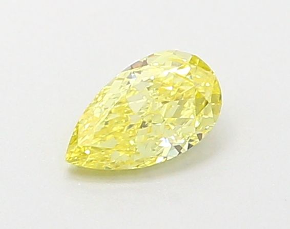 0.24 CT Fancy Vivid Yellow PEAR