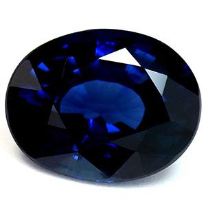 SAPPHIRE FACETED 3.25ct BLUE Deep Blue EC MADAGASCAR NONE