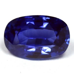 Szafir 1,06 ct, niebieski, szlif cushion