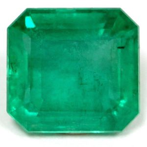 Szmaragd 2,34 ct, zielony, szlif szmaragdowy