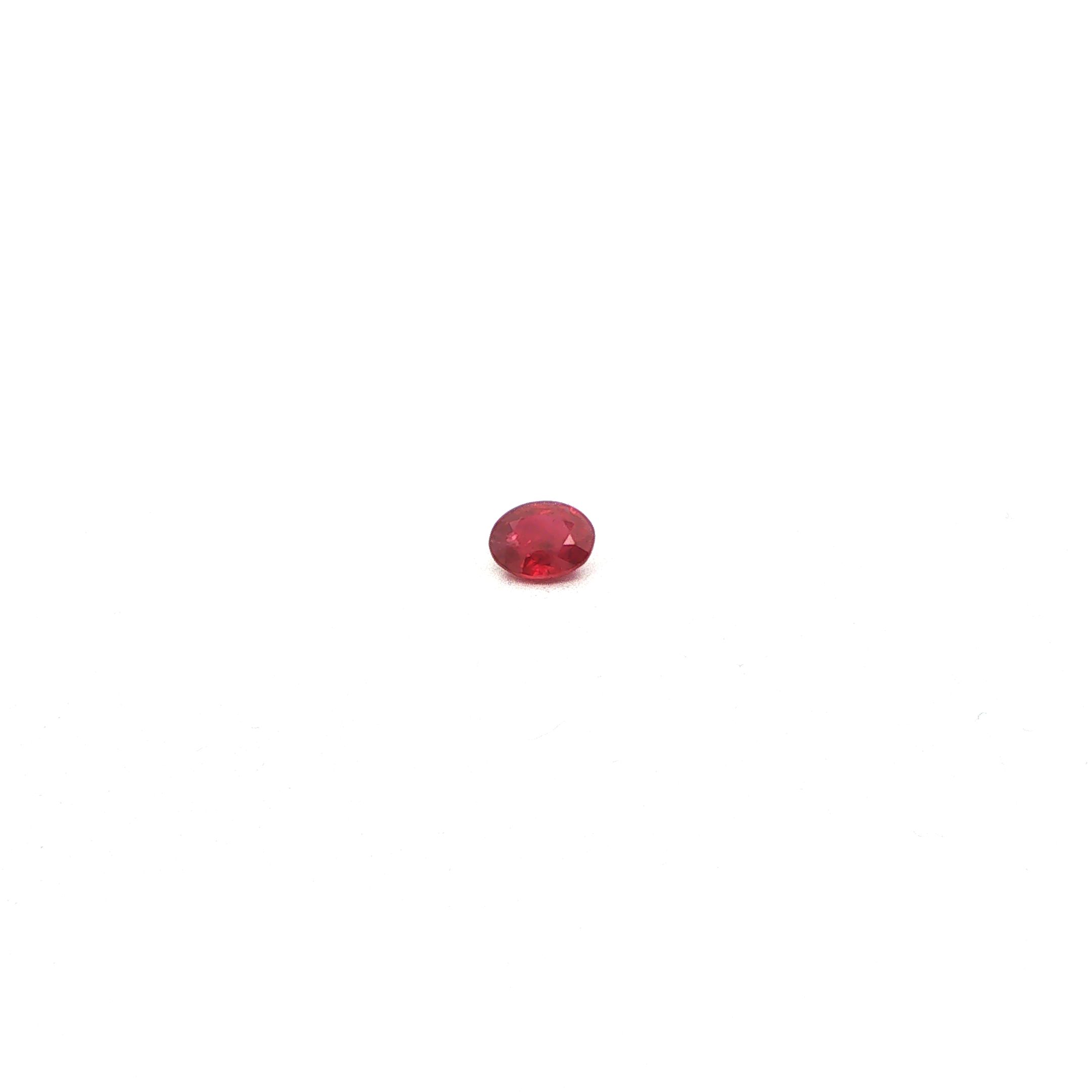 0.39 ct Oval ruby