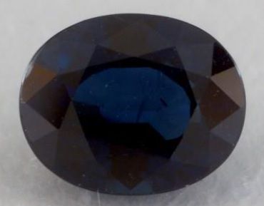 SAPPHIRE FACETED 1.12ct BLUE Blue EC SRILANKA HEATED
