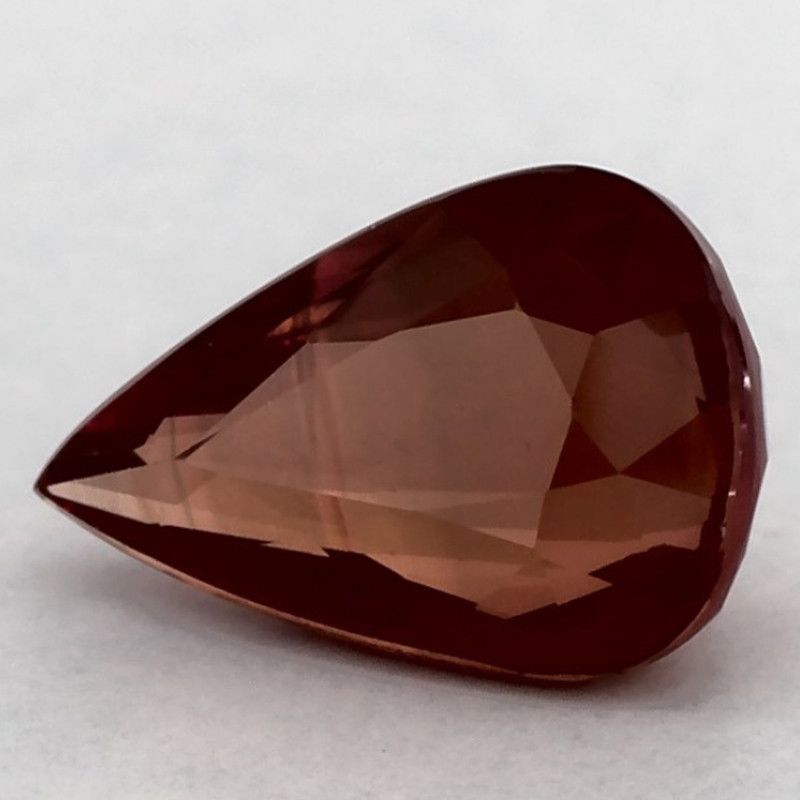 Rubin 2,04 ct, czerwony, szlif gruszka