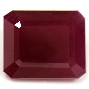 Rubin 4,60 ct, czerwony, szlif szmaragdowy