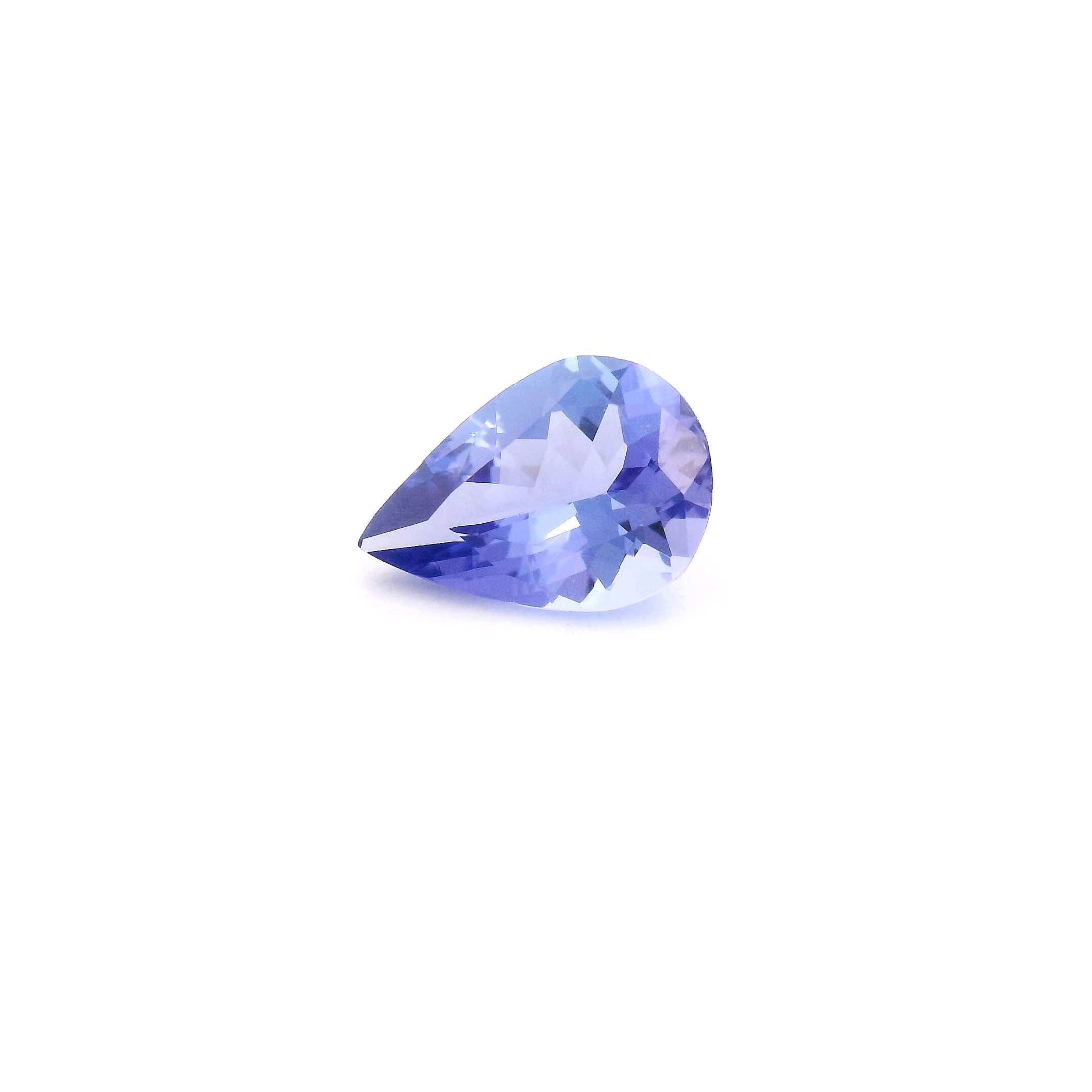 TANZANITE FACETED 0.88ct BLUE Intense EC TANZANIA HEATED