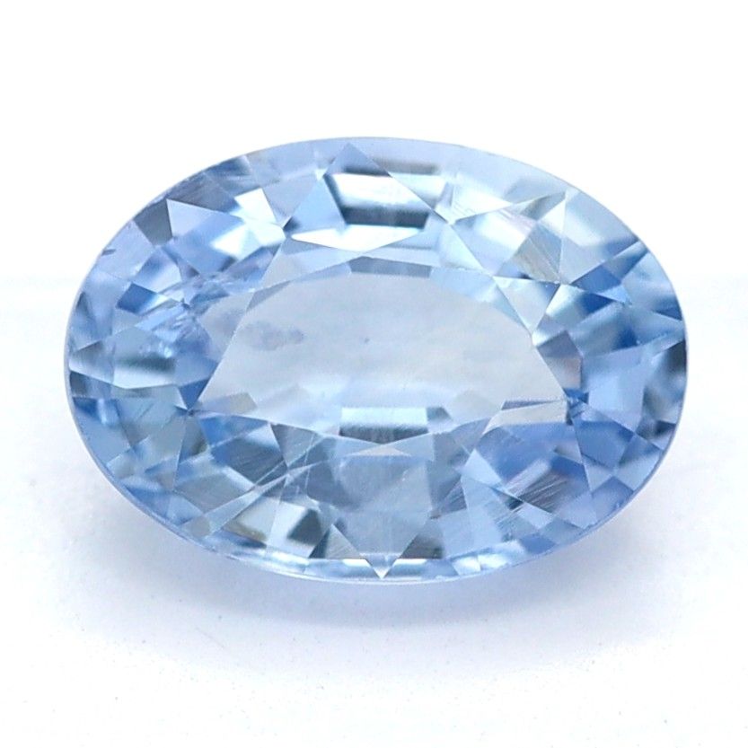Szafir 1,02 ct, niebieski, szlif owalny