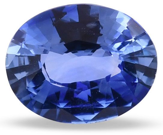 SAPPHIRE FACETED 2.43ct BLUE Blue EC SRILANKA HEATED