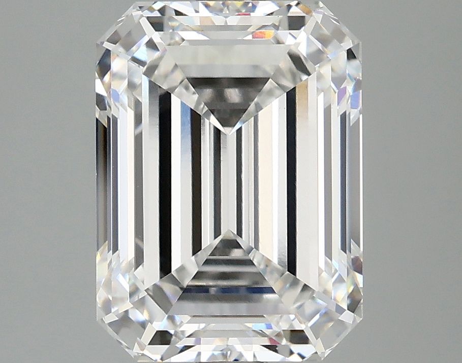 Diamant Émeraude 4.10 ct - Couleur E - Pureté VVS2