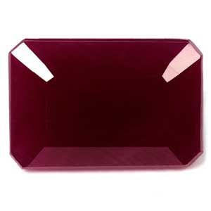 Rubin 9,40 ct, czerwony, szlif szmaragdowy