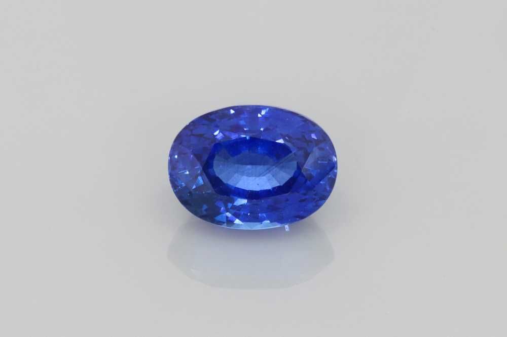 2.30 Carat Vivid Blue Oval Sapphire