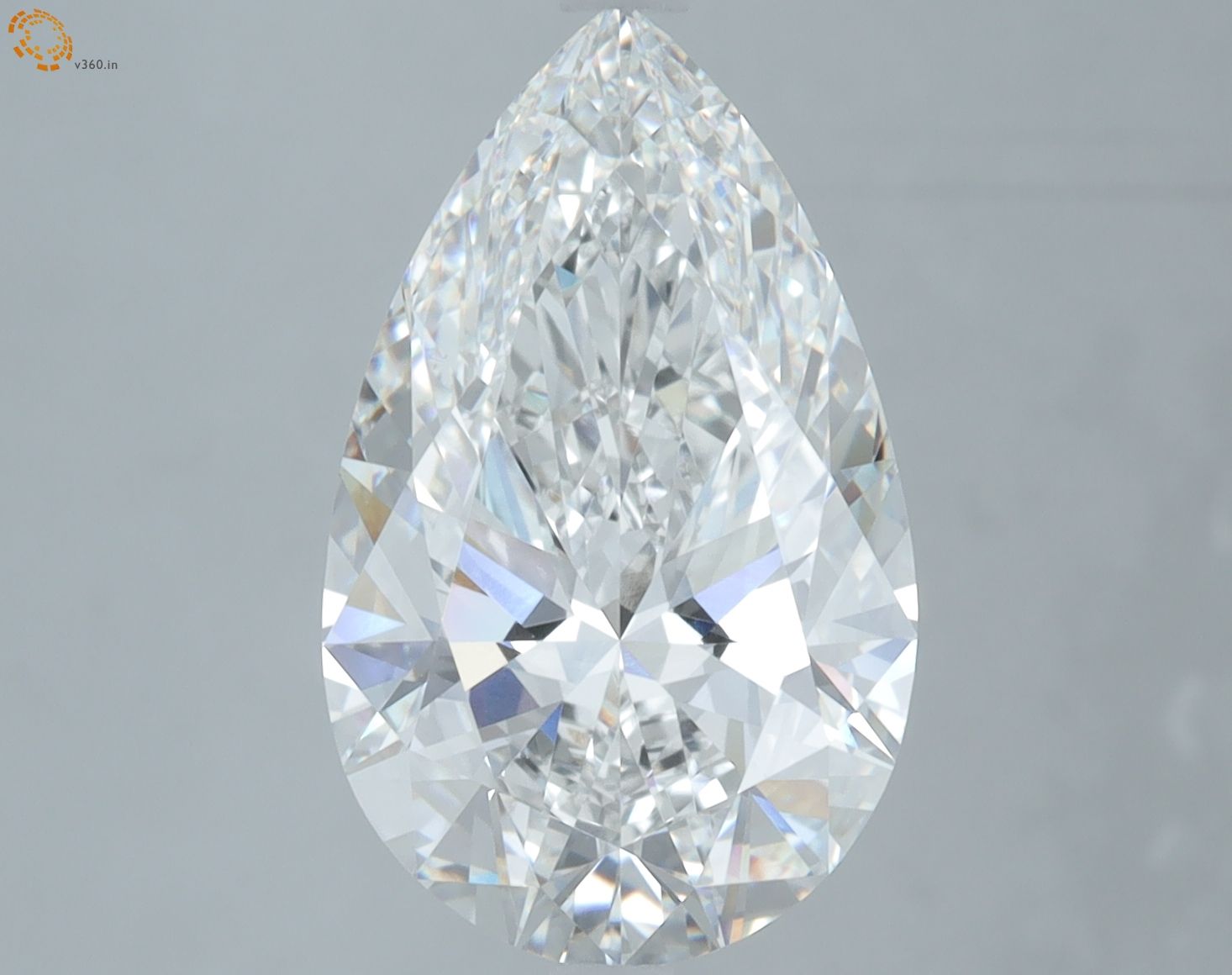 5.33-Carat Pear Shape Diamond