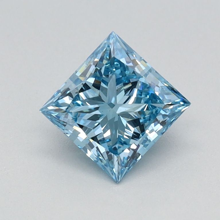 0.64 CT Fancy Vivid Blue PRINCESS