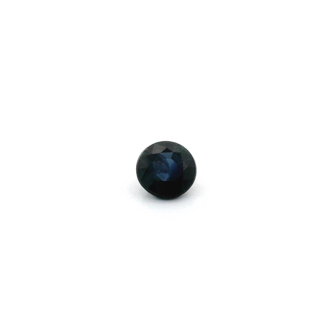 SAPPHIRE FACETED 0.56ct BLUE Deep Blue SI CAMBODIA HEATED
