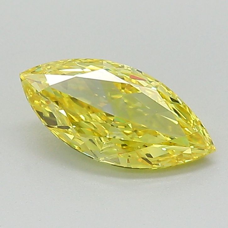 0.83 CT Fancy Vivid Yellow MARQUISE