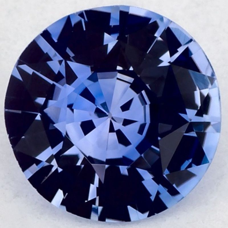 Szafir 1,31 ct, niebieski, szlif okrągły