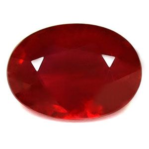 RUBY FACETED 0.75ct RED Pigeon Blood Red SI REST_OF_AFRICA HEATED
