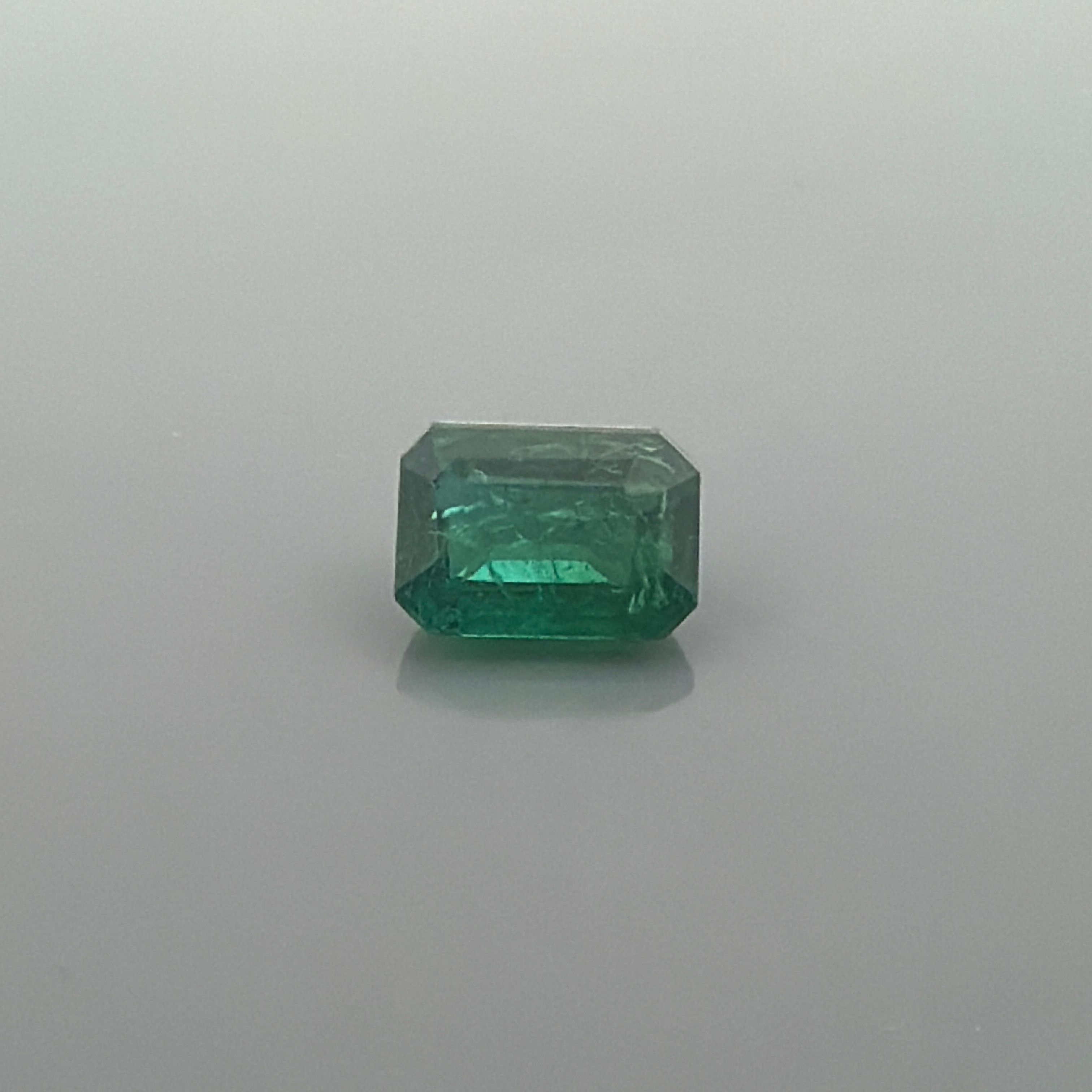 2.1 ct Octagonal Emerald