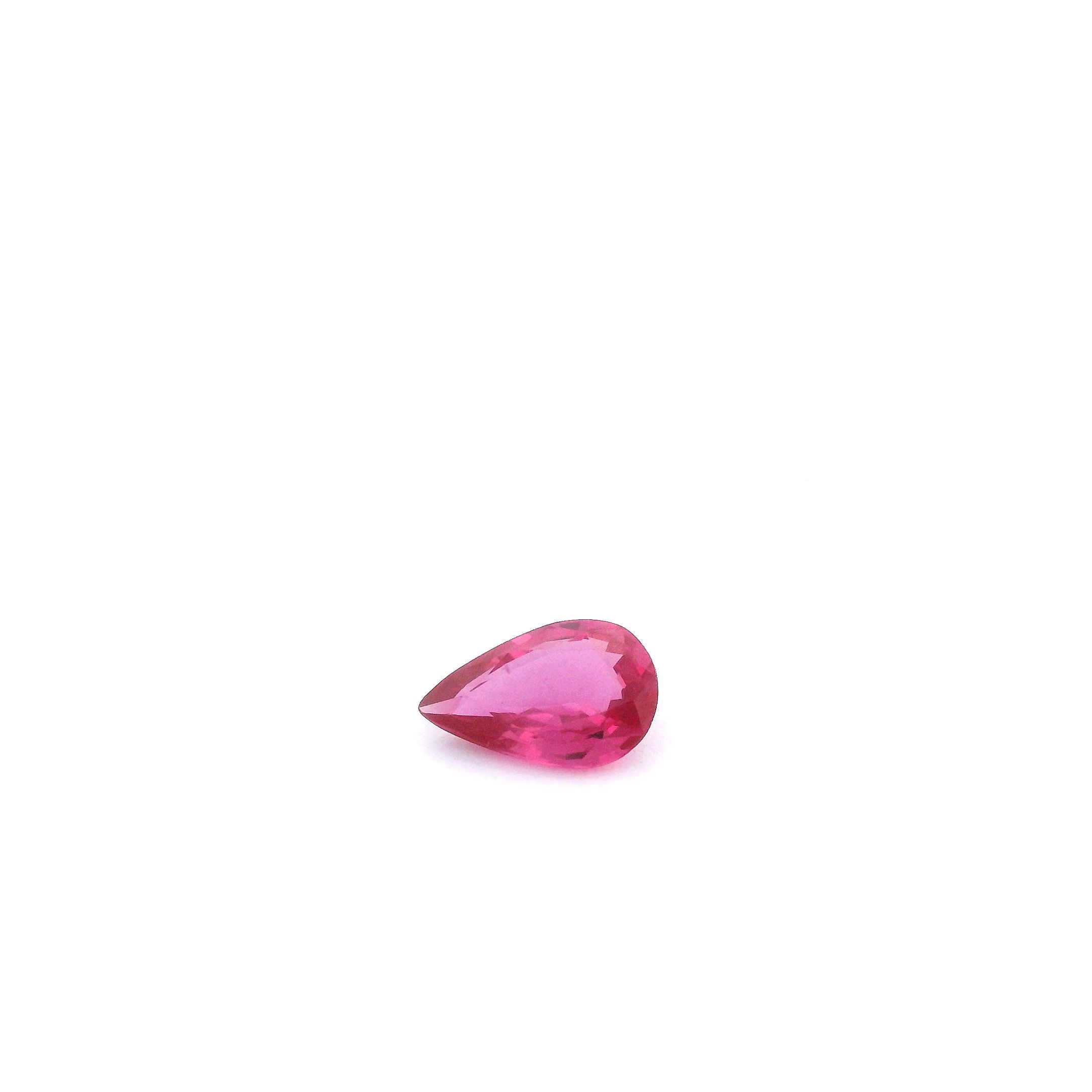 RUBY FACETED 0.31ct RED Vivid SI MOZAMBIQUE NONE
