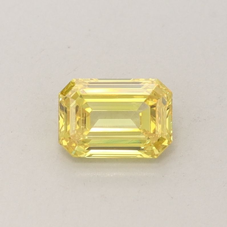 0.46 CT Fancy Intense Yellow EMERALD