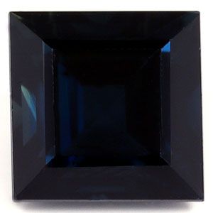 Szafir 1,86 ct, niebieski, szlif kwadratowy