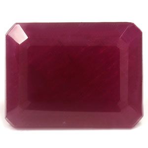 Rubin 5,74 ct, czerwony, szlif szmaragdowy