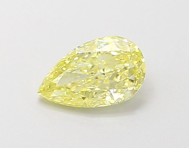 0.37 CT Fancy Yellow PEAR