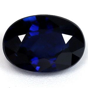 Szafir 1,03 ct, niebieski, szlif owalny