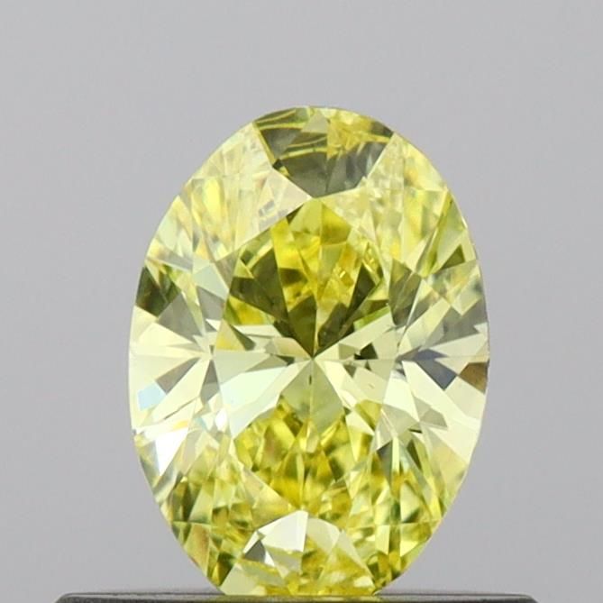 0.41 CT Fancy Intense Yellow OVAL