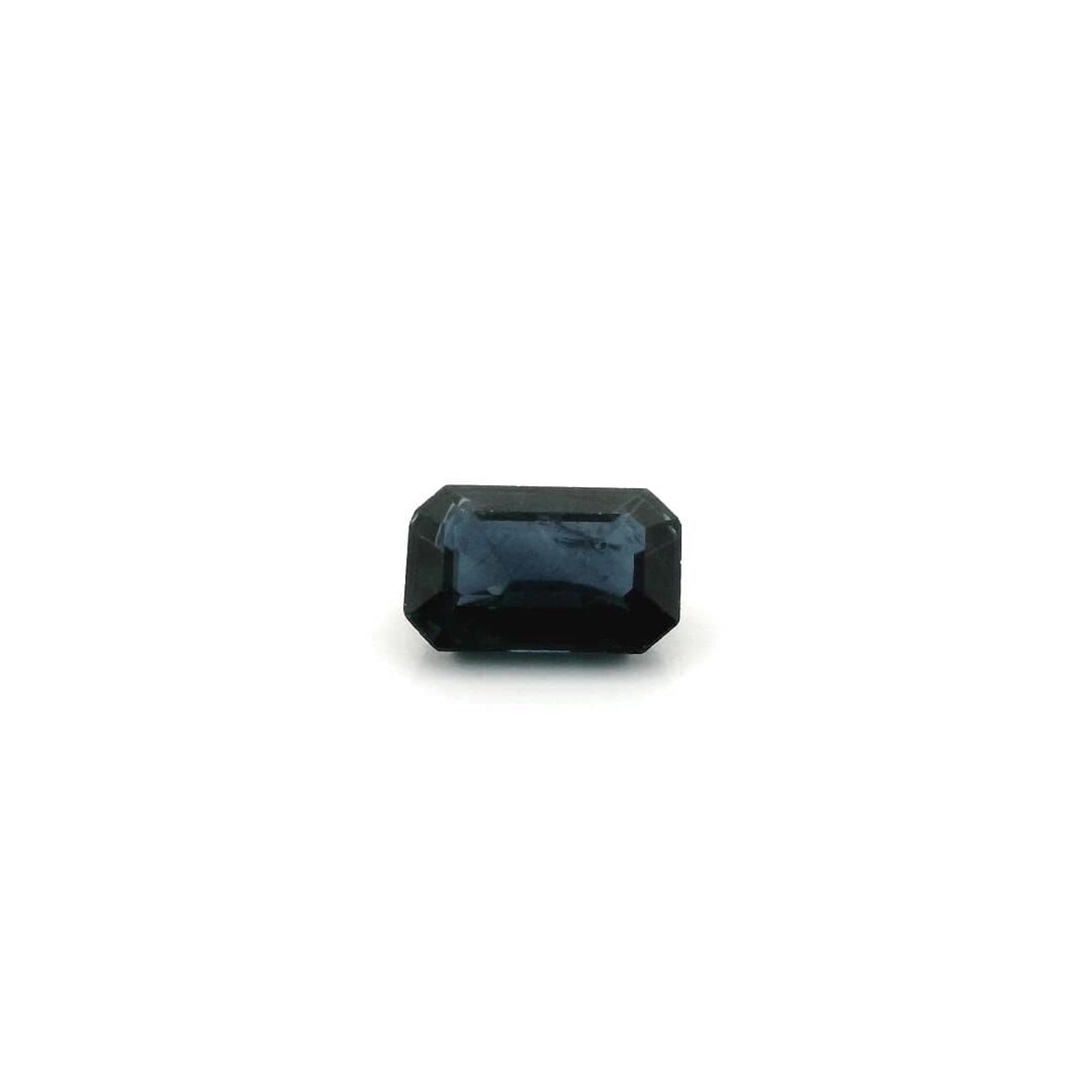 Szafir 1,04 ct, niebieski, szlif szmaragdowy