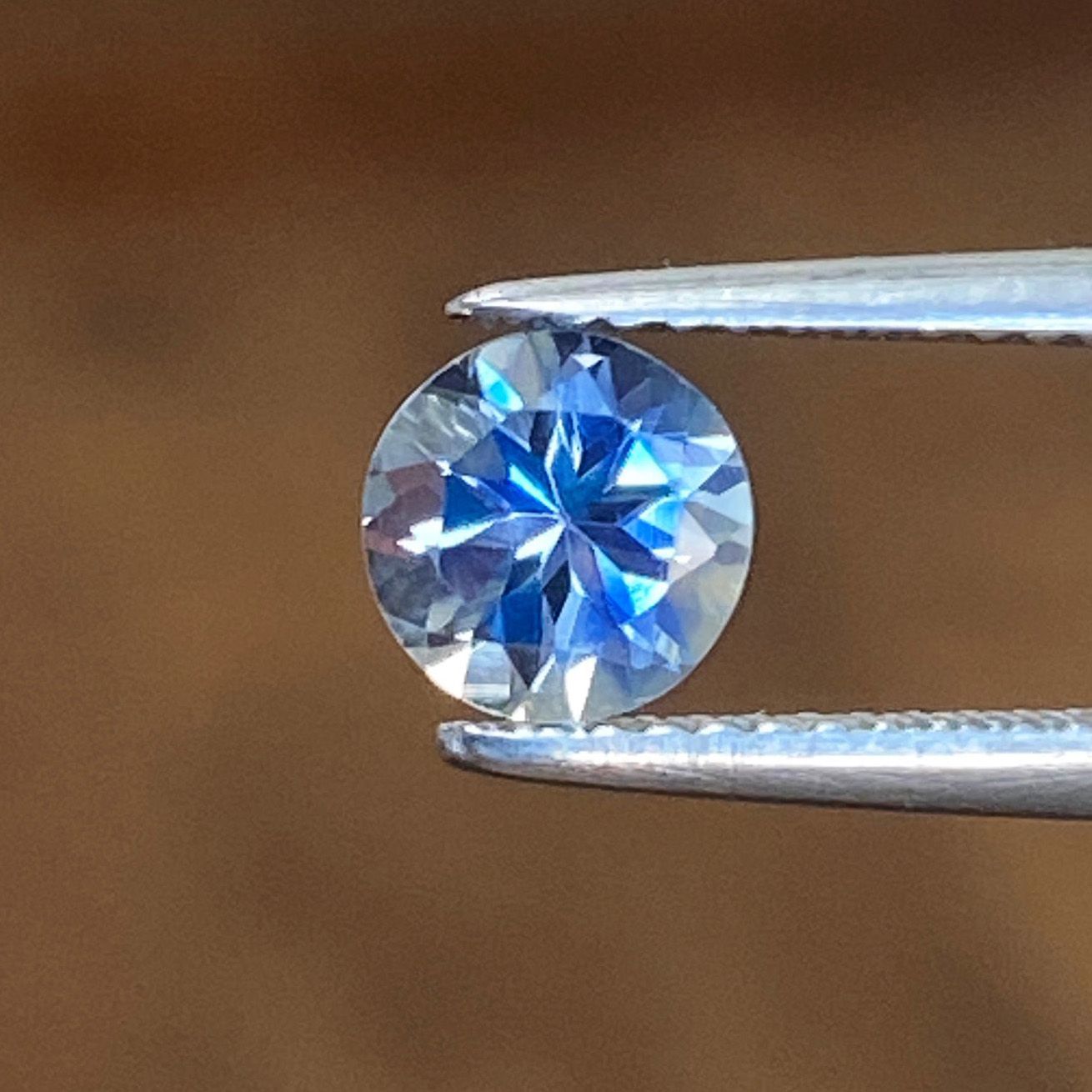 SAPPHIRE FACETED 0.99ct BLUE Blue EC UNITEDSTATES HEATED