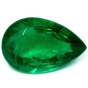 Szmaragd 2,59 ct, zielony, szlif gruszka