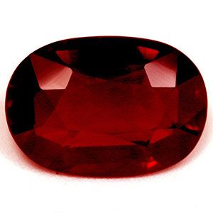Rubin 3,03 ct, czerwony, szlif owalny