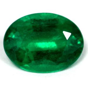 Szmaragd 1,53 ct, zielony, szlif owalny