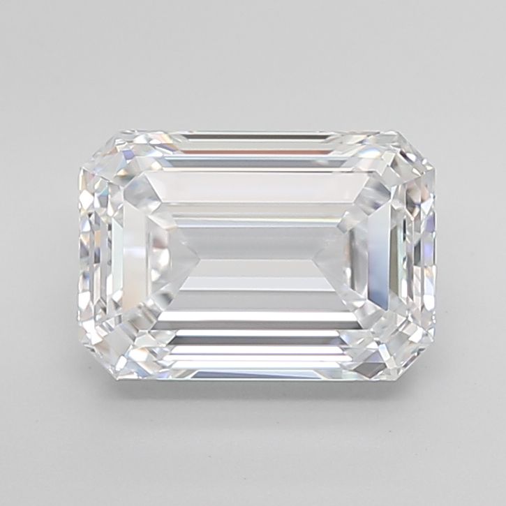 Diamant Émeraude 4.39 ct - Couleur E - Pureté VVS1