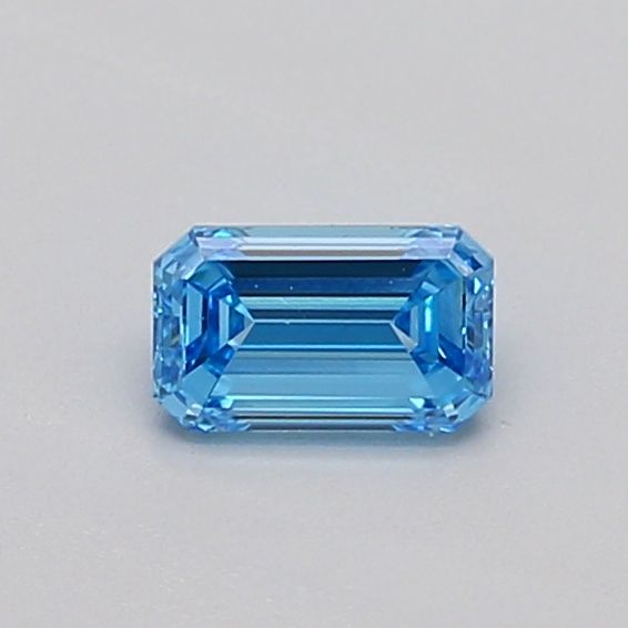 0.32 CT Fancy Intense Blue EMERALD