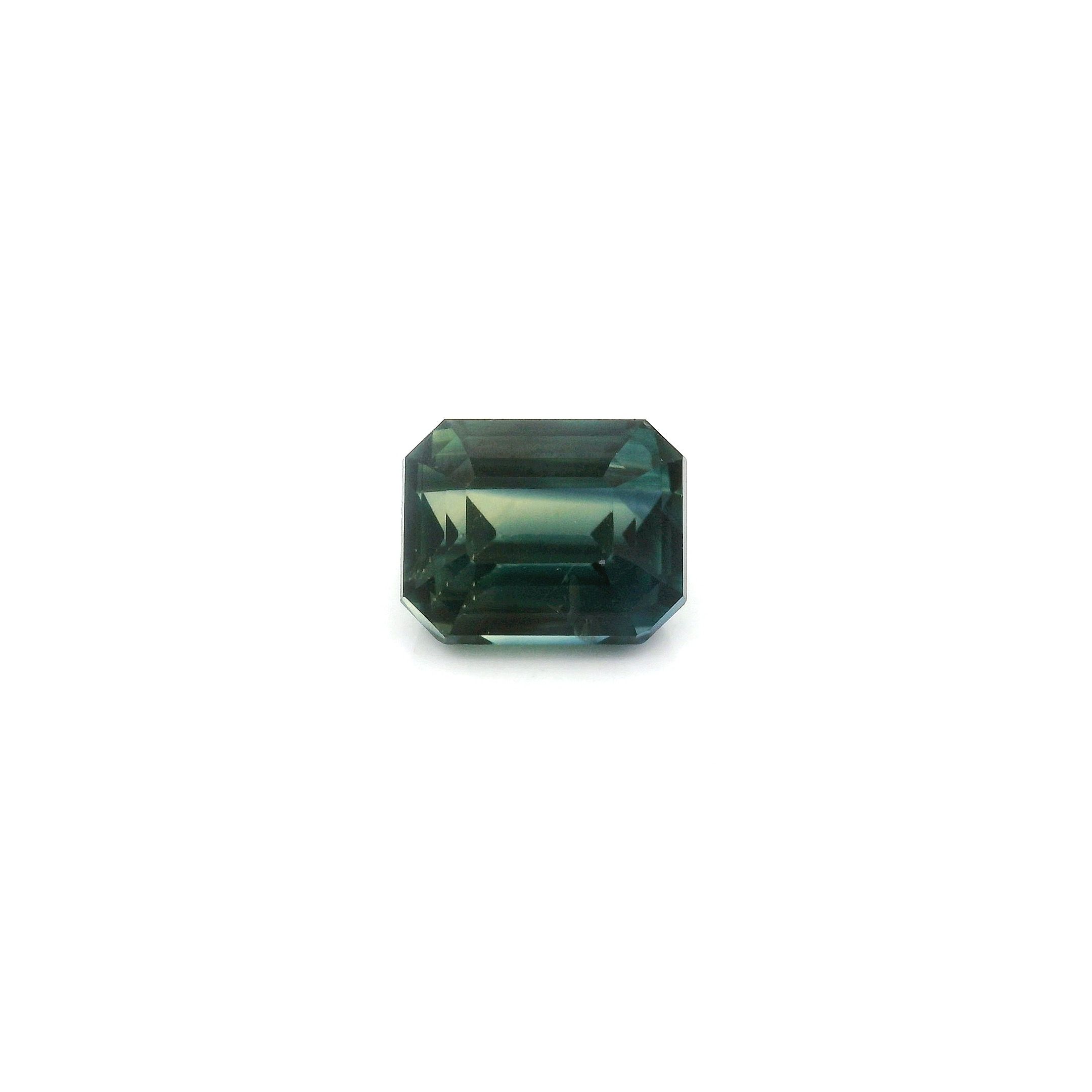 Szafir 1,53 ct, niebieski, szlif ośmiokątny