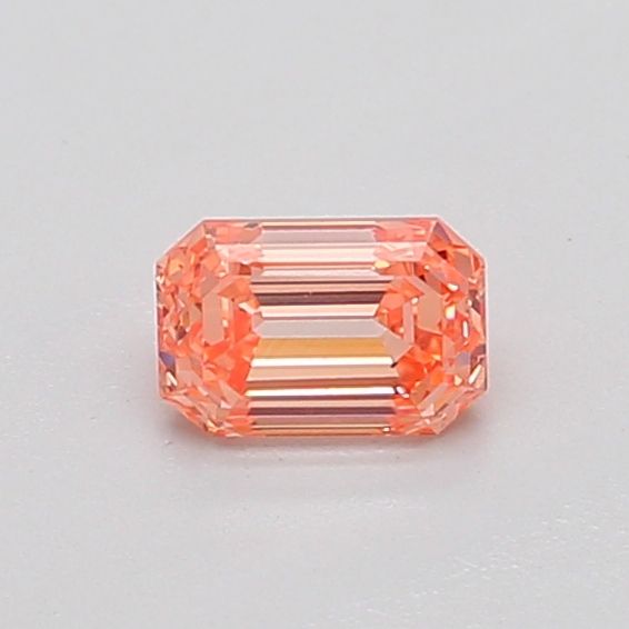 0.38 CT Fancy Vivid Orange EMERALD