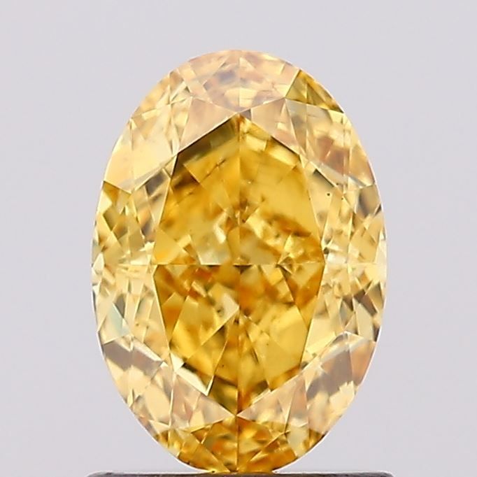 1.21 CT Fancy Vivid Yellow OVAL