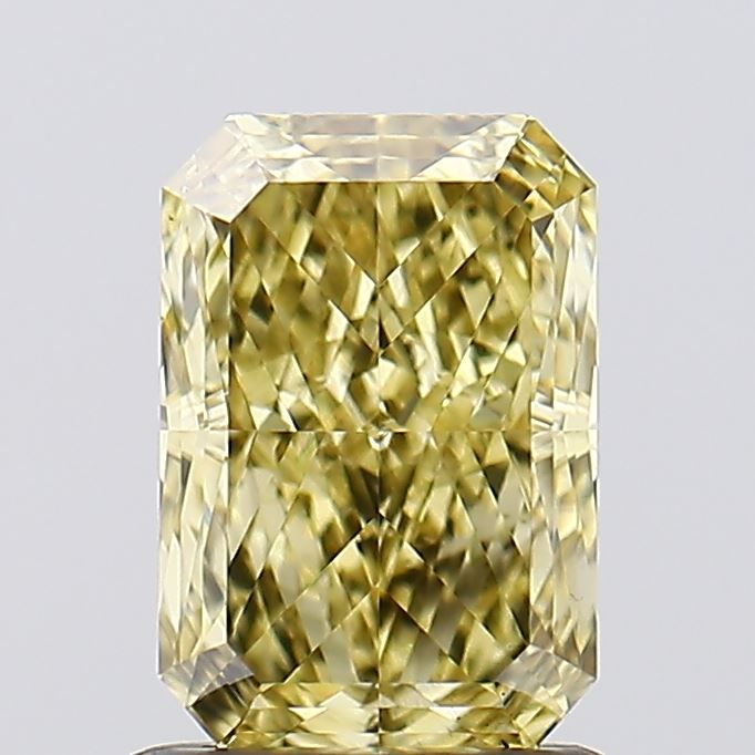 1.23 CT Fancy Intense Gray Yellow RADIANT
