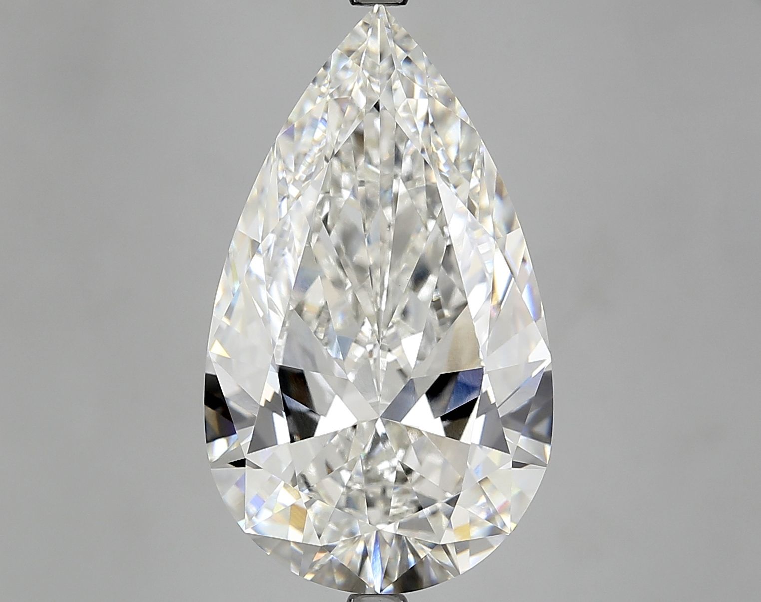 9.11 carat f VVS2 EX Cut IGI pear diamond
