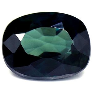 Szafir 2,09 ct, morski, szlif cushion