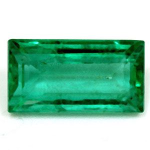 Szmaragd 2,35 ct, zielony, szlif szmaragdowy
